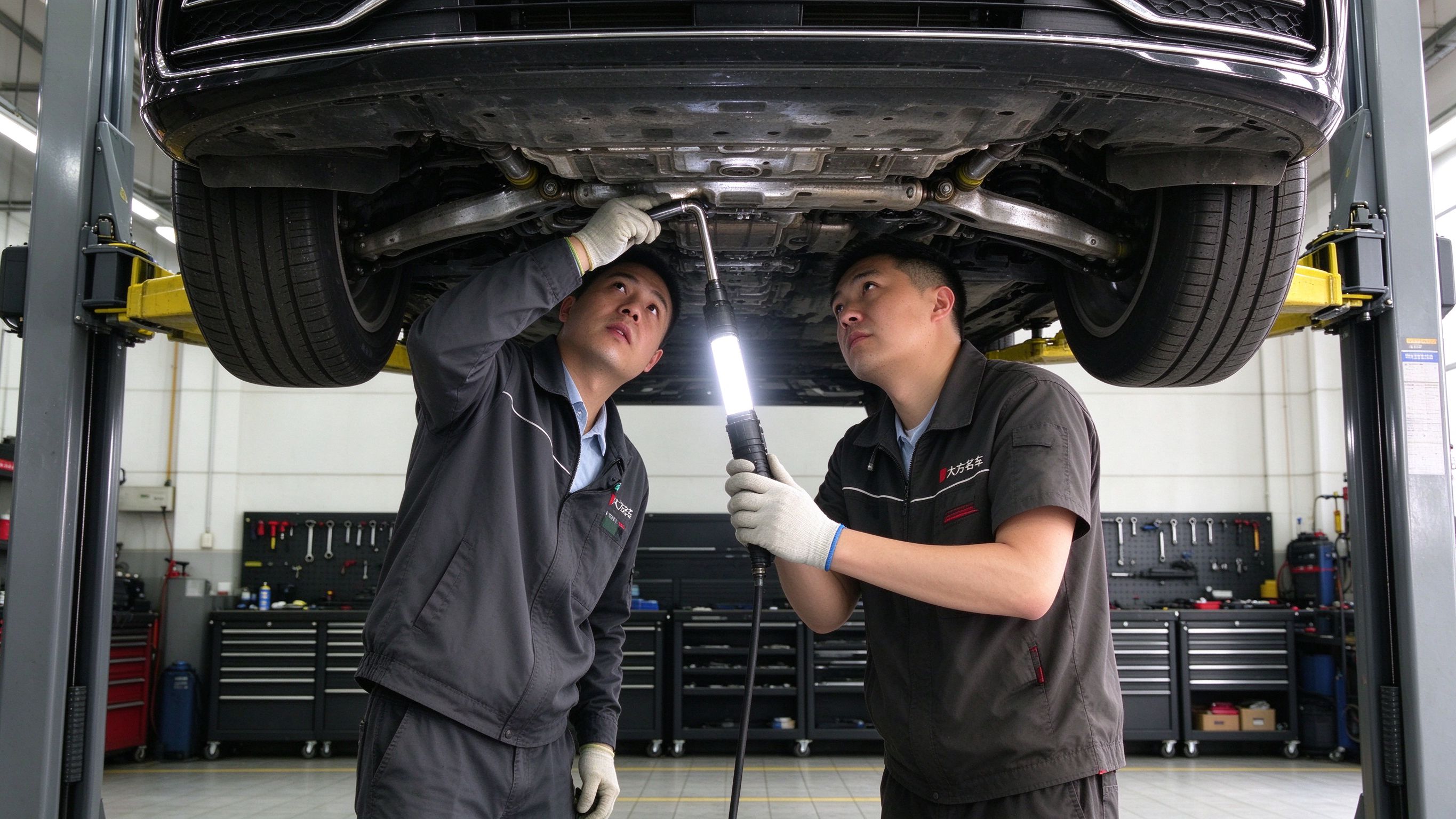 宝马3系底盘异响整备·四轮定位